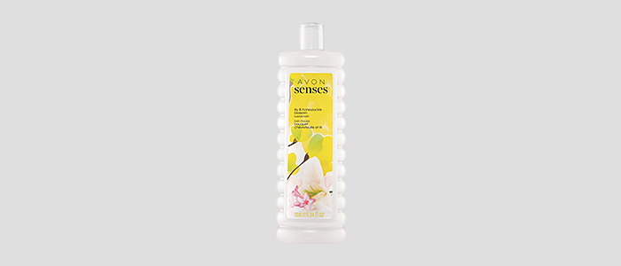 Avon Senses Lily N Honeysuckle Blossom Bubble Bath