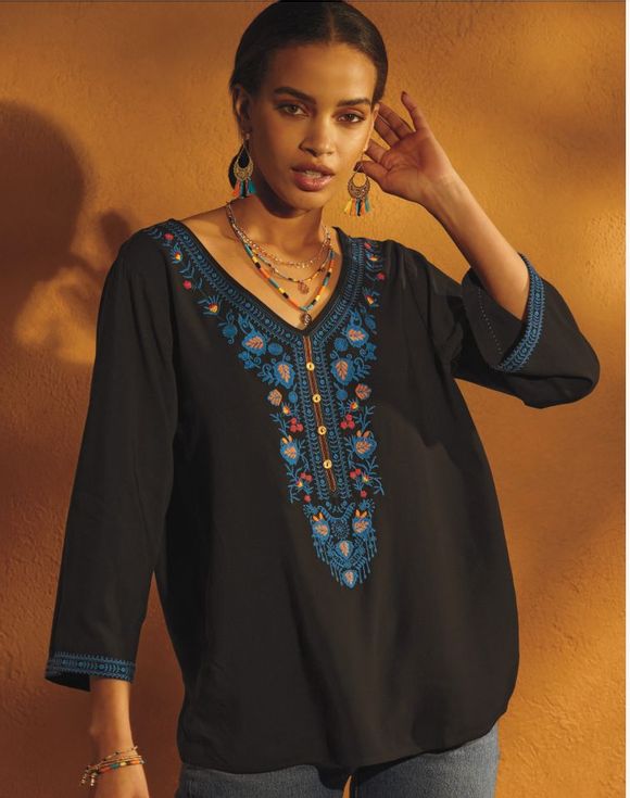 Avon Embroidered Tu… - image