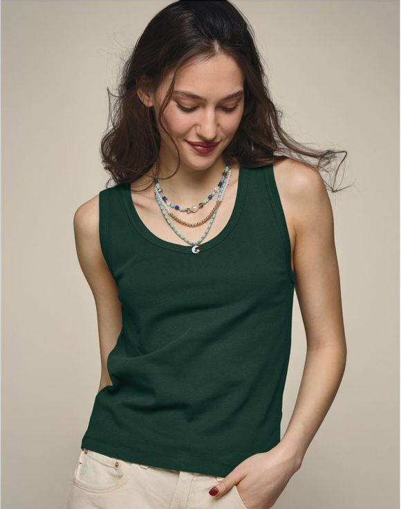 2-Pack Rib-Knit Tan… - image