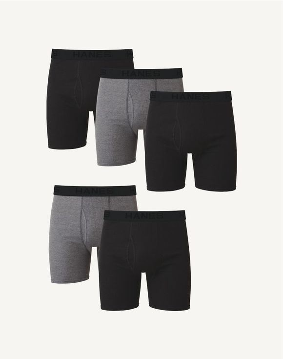 Hanes Ultimate® Men’s Cotton Boxer Brief  Underwear 5-Pack (76925P)