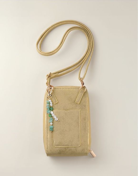 スマホアクセサリー Fashion Power Bank Golden Jade Marble Jade Bubble Pendant – Ashley Zhang Jewelry