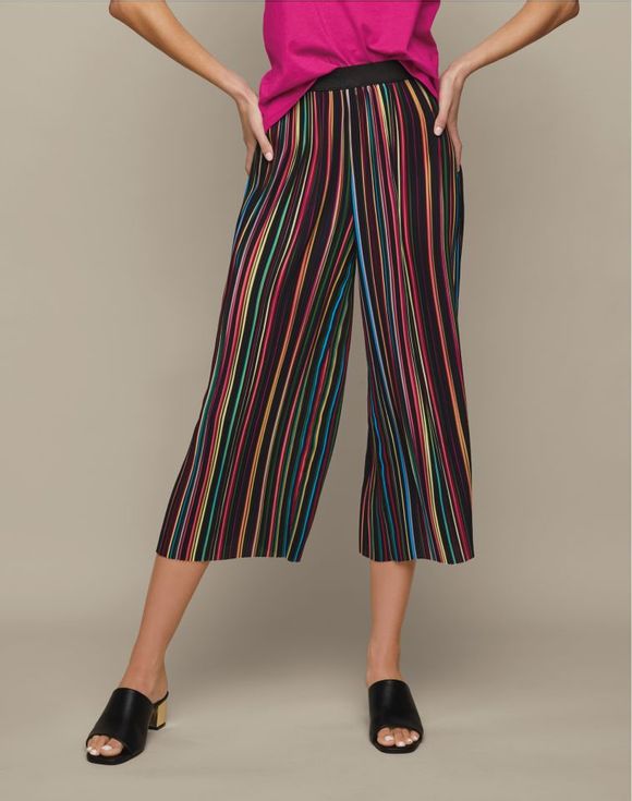 Striped Wide-Leg Cr… - image