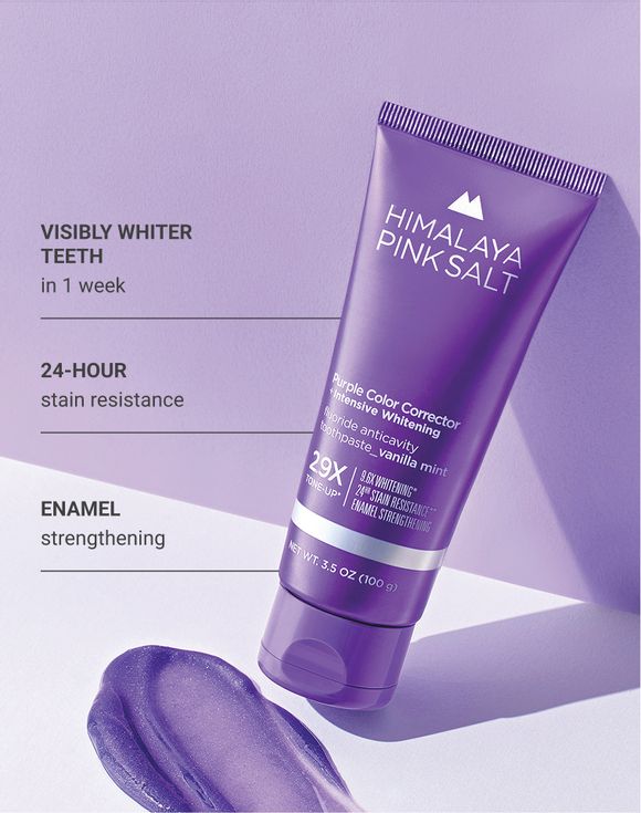 Himalaya Pink Salt Purple Color Corrector + Intensive Whitening