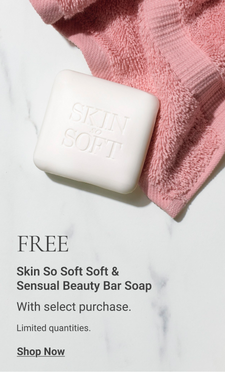FREE Skin So Soft Soft & Sensual Beauty Bar Soap with Select Purchase
