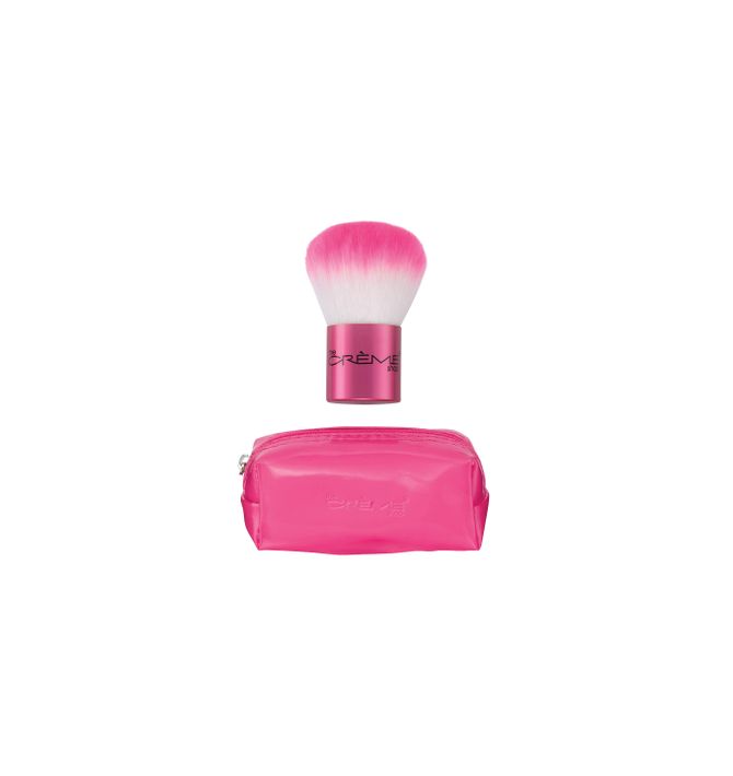 The Creme Shop Color Kabuki Brush & Pouch Set