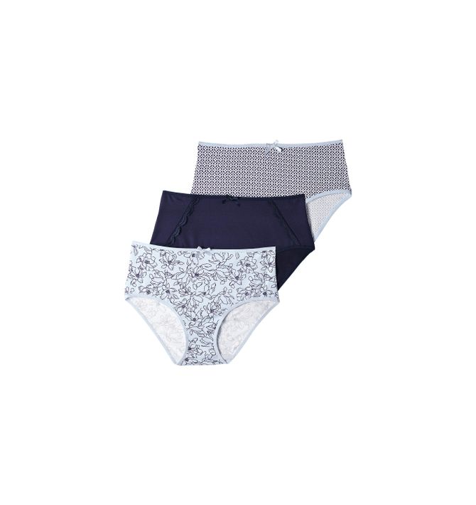 Blue Panty Brief Set