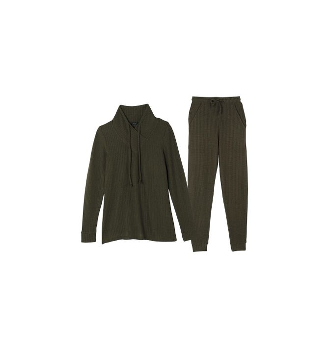 2 Piece Waffle Knit Set