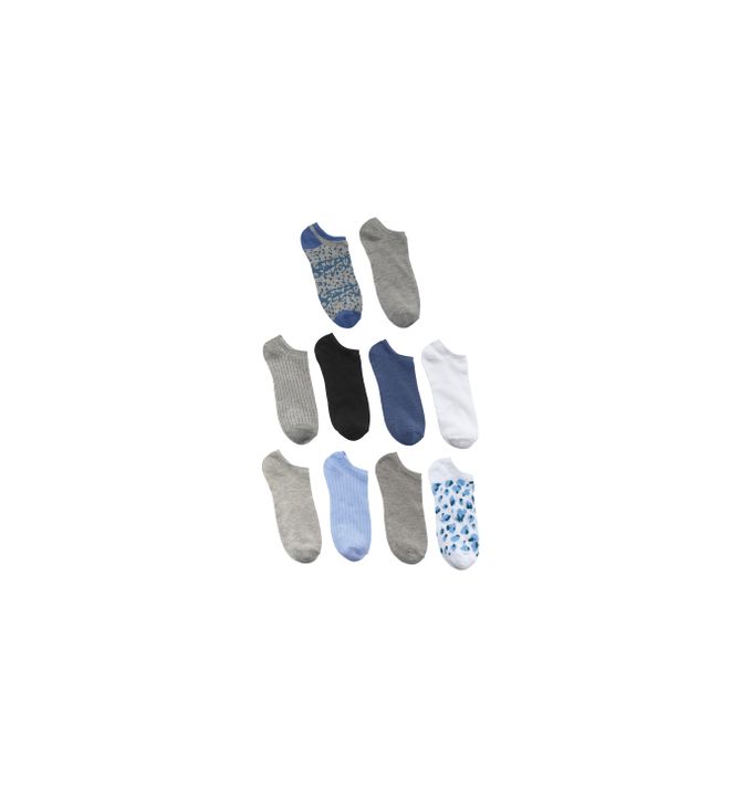 10Pack Multi NoShow Socks Avon