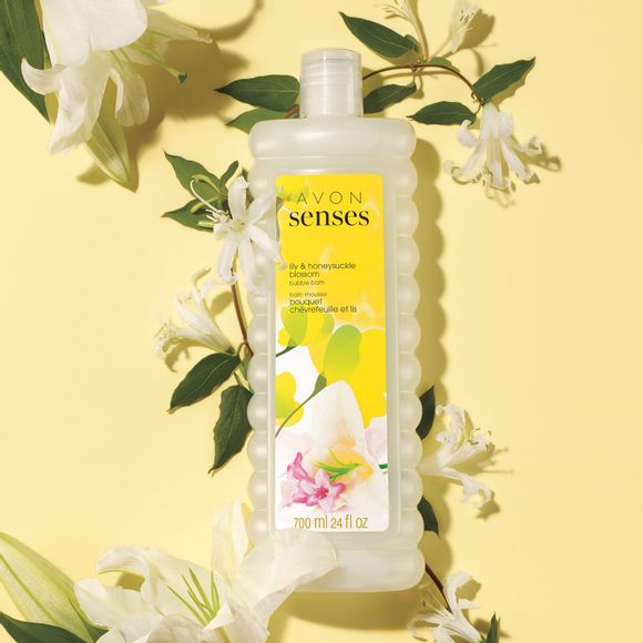 Avon Senses Lily & Honeysuckle Blossom Bubble Bath