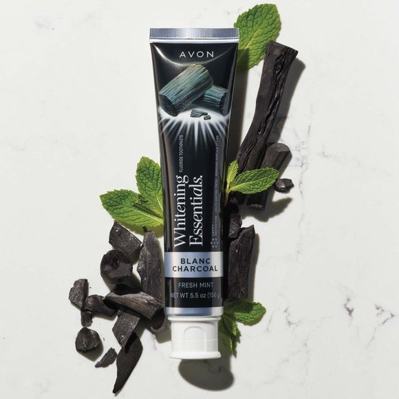 Avon Whitening Essentials Toothpaste Blanc Charcoal Fresh Mint