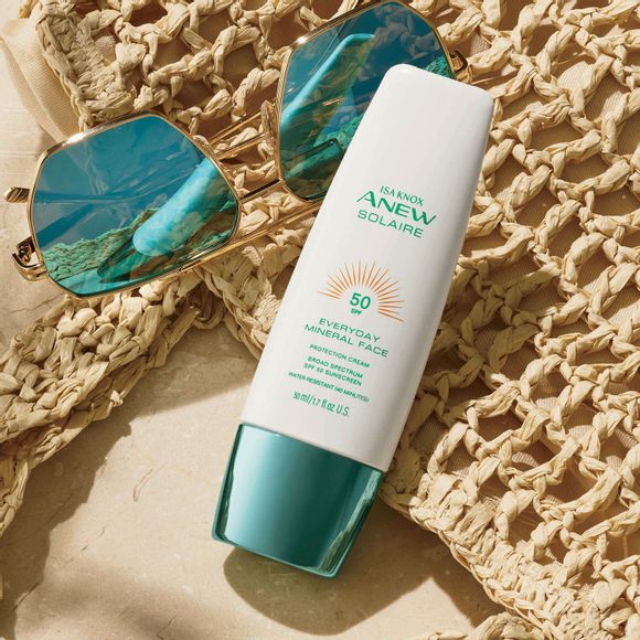 Isa Knox Anew Solaire Everyday Mineral Face Protection Cream Broad Spectrum SPF 50