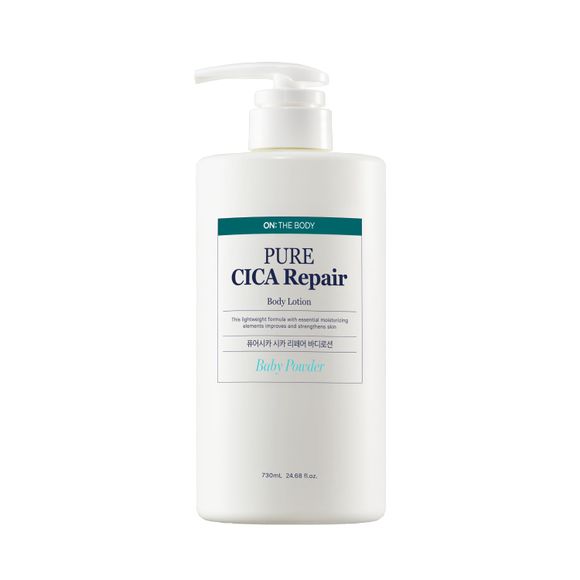 On: The Body Pure Cica Repair Body Lotion Baby Powder