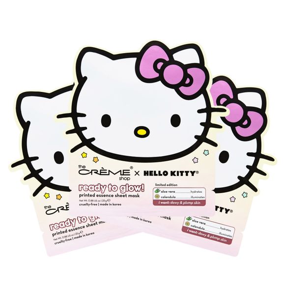 The Creme Shop x Hello Kitty Ready To Glow Printed Essence Sheet