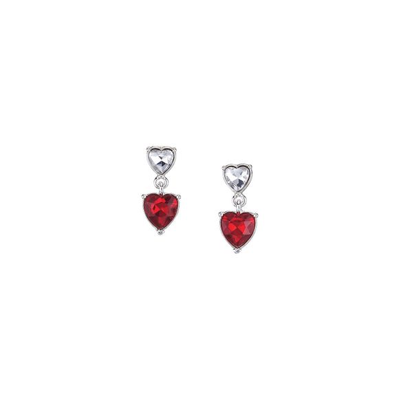 Two of Hearts Drop Earrings
