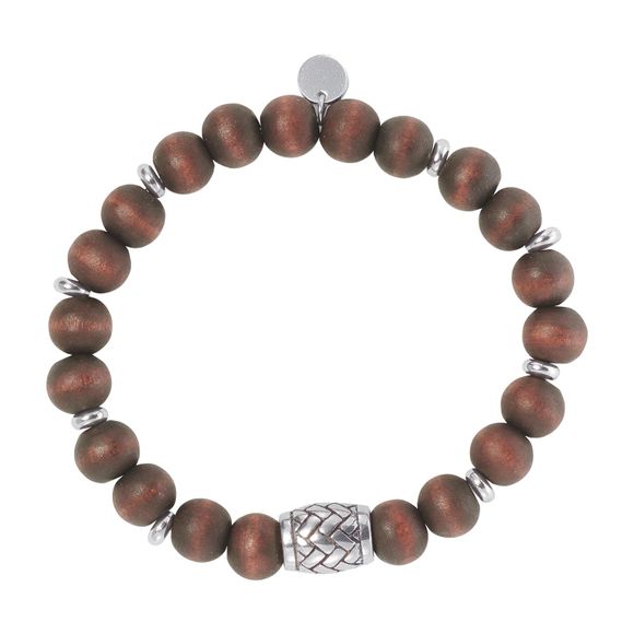 Men’s Wood Stretch Bracelet