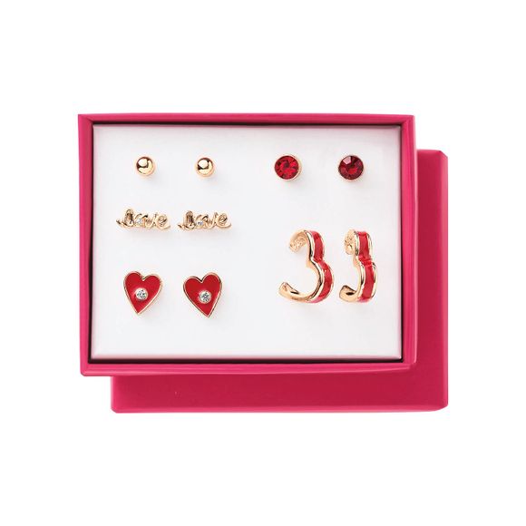 Novelty Heart Earring Pack $4.