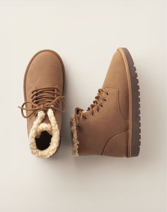 Cozy Lace-Up Bootie - image