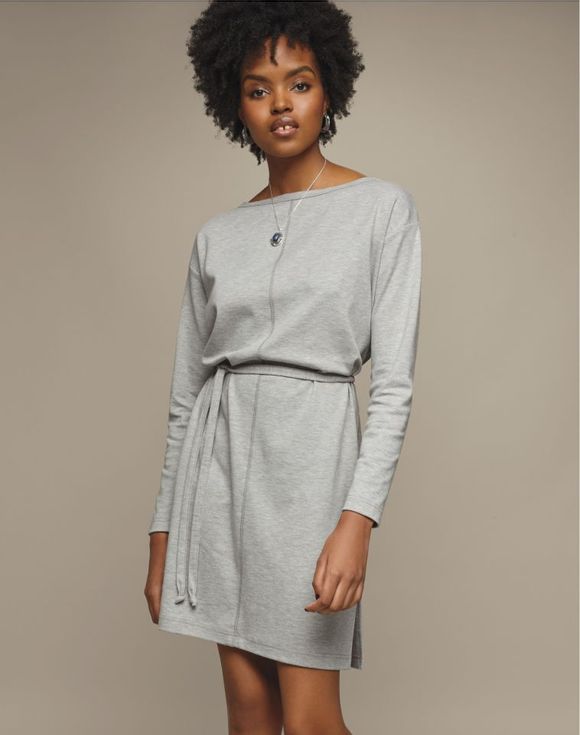Boat Neck Dress - image