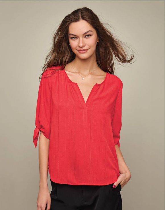 Tie-Sleeve Top - image