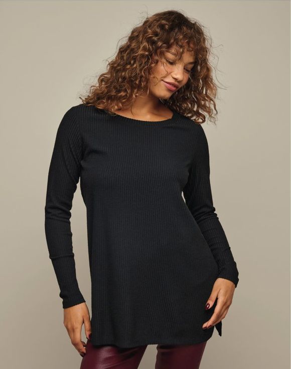 Rib-Knit Tunic - image