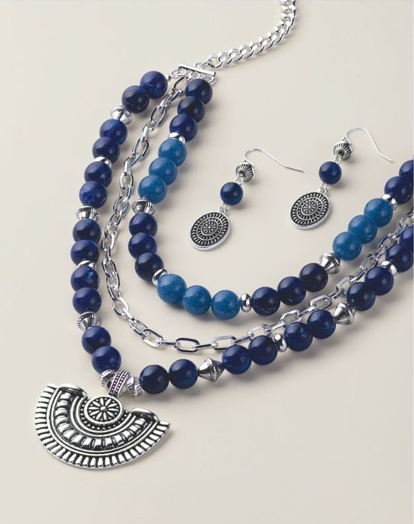 Avon Blue Tribal Ch… - image