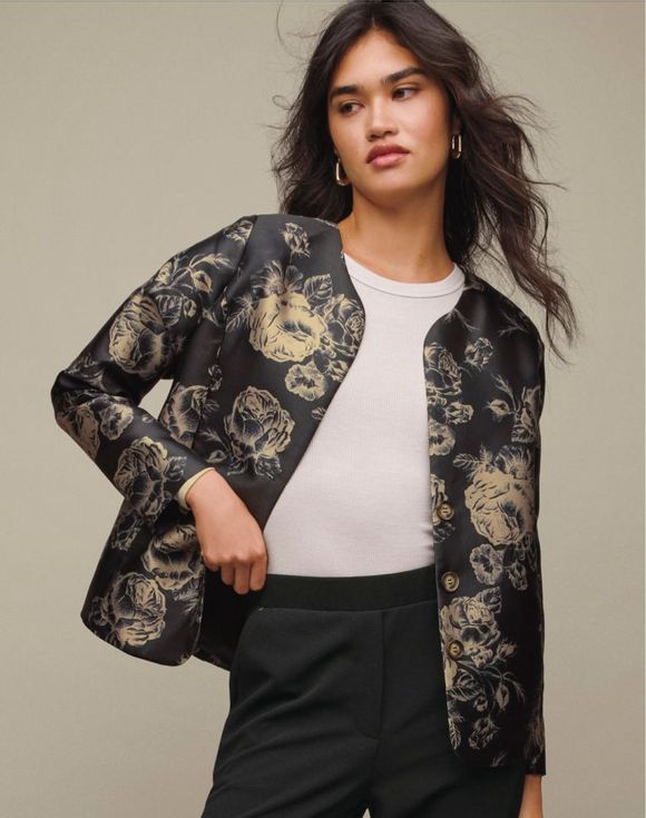 Floral Patterned Bl… - image