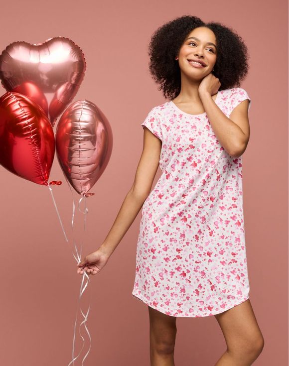 Heart Print Nightsh… - image