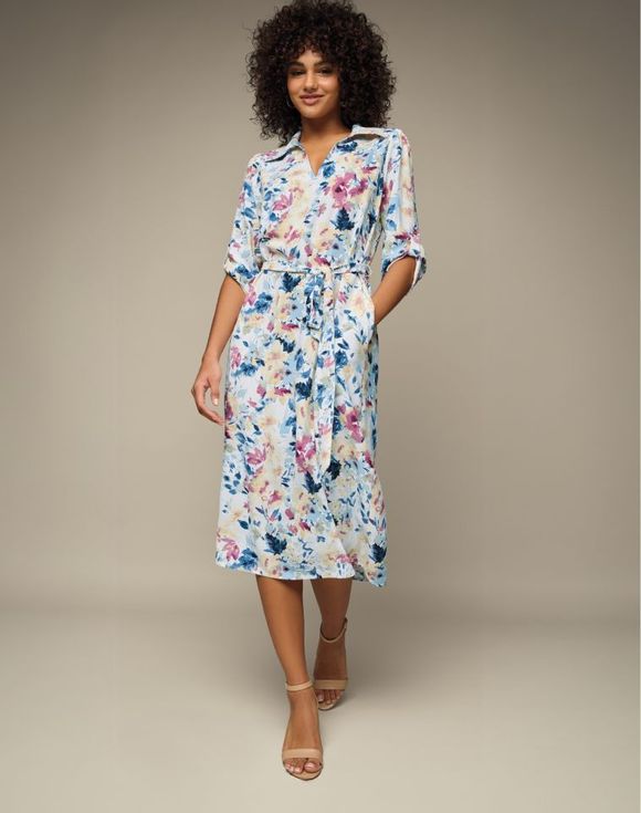 Spring Print Dress - image