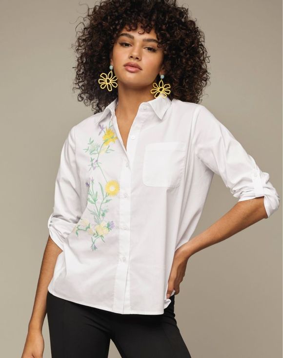 Embroidered Blouse - image