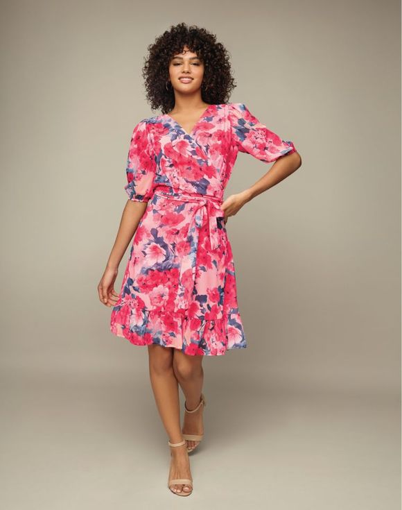 Surplice Floral Dre… - image