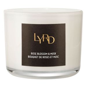LYRD Rose Blossom & Musk Candle