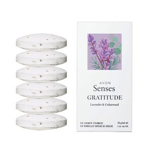 Avon Senses Gratitude Lavender & Cedarwood Shower Steamers