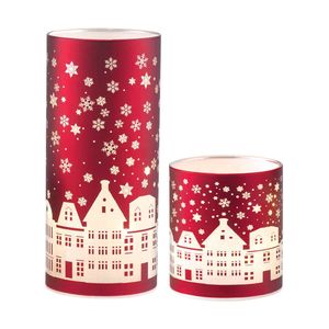 Bright Moments Hurricane Glass Set Light Up