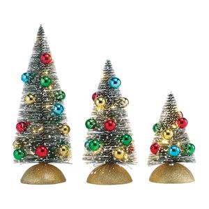 Bright Moments Bottle Brush Tree Set Light Up