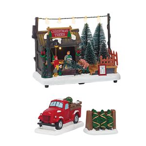 Christmas Tree Village Set