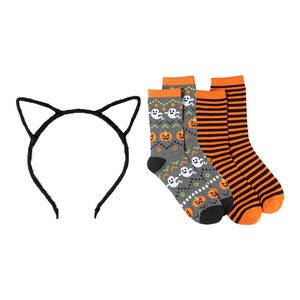 2 Pack Halloween Socks with Accessory