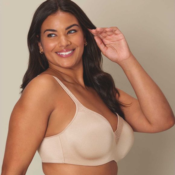 Playtex® Secrets® Underwire Full-Coverage Smoothing Balconette T-Shirt Bra for Full Figures (US4823)