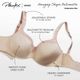 Playtex® Secrets® Underwire Full-Coverage Smoothing Balconette T-Shirt Bra for Full Figures (US4823)