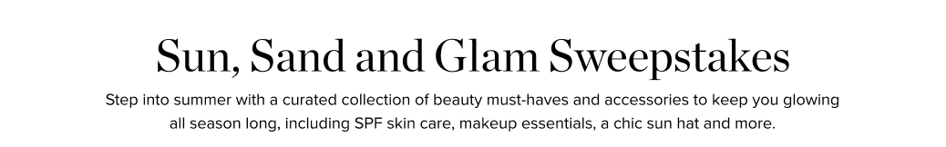 Sun, Sand and Glam Sweepstakes 