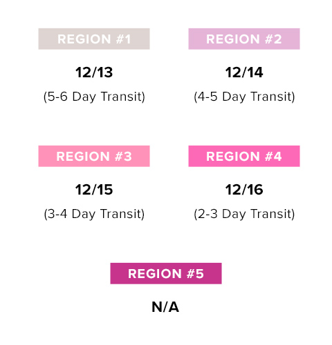 Shipping map regions