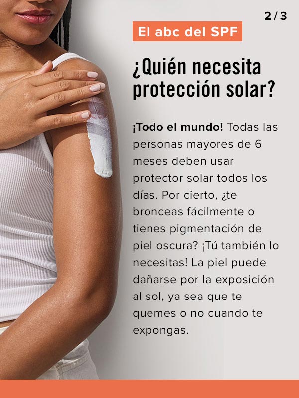 ¿Quién necesita protección solar?