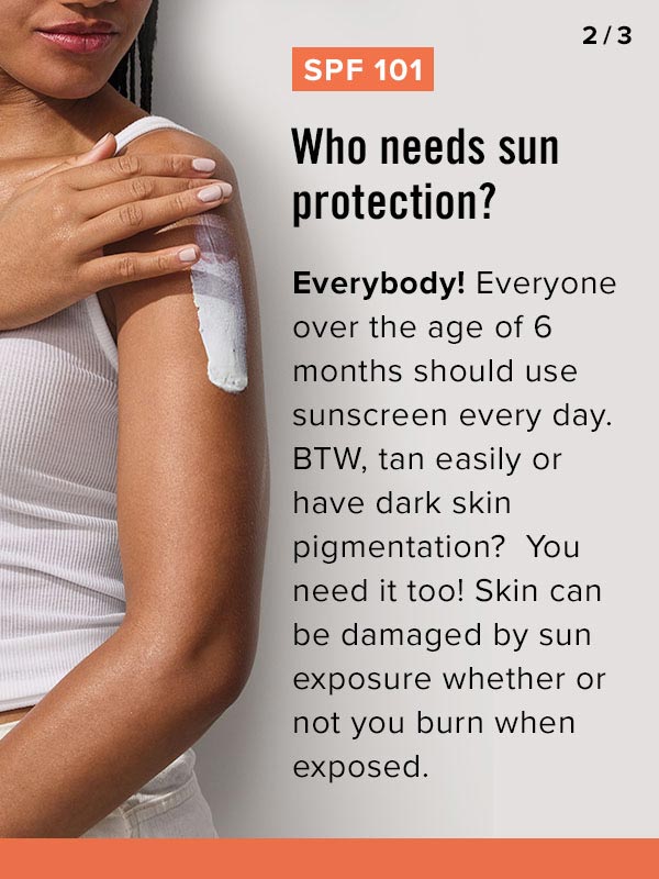 Who Needs Sun Protection?